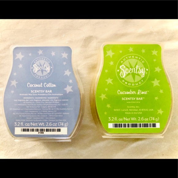 RARE-(1) COCONUT COTTON &(1) CUCUMBER LIME Scentsy - Picture 8 of 8